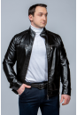 Мужская кожаная куртка из эко-кожи с воротником 8023665